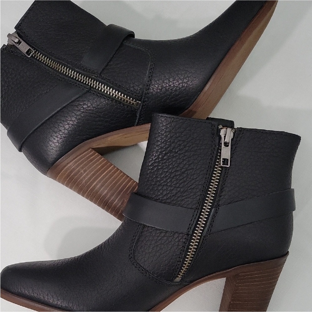Madewell Women’s Black Leather Boho Ankle Boots Size 6 - Picture 2 of 11